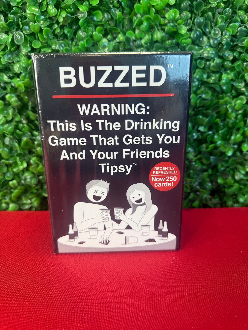 New Buzzed Drinking Card Game 250 Cards New & Sealed Adult Party Game Night Gift